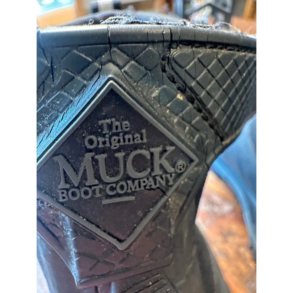 Muck Boot Company Apex Mid Zip Mens Black Waterproof All-Terrain Boots Size 12